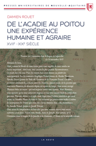 DE L'ACADIE AU POITOU (GESTE) - UNE EXPERIENCE HUMAINE ET AGRICOLE (PUNA)