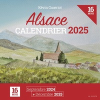 CALENDRIER 2025 - 16 MOIS - ALSACE