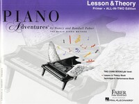 NANCY FABER :  PIANO ADVENTURES ALL-IN-TWO PRIMER LESSON/THEORY