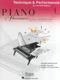 NANCY FABER : PIANO ADVENTURES ALL-IN-TWO LEVEL 1 TECHNIQUE & PERFORMANCE - ANGLICISED EDITION