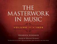 THE MASTERWORK IN MUSIC: VOLUME II - 1926 LIVRE SUR LA MUSIQUE