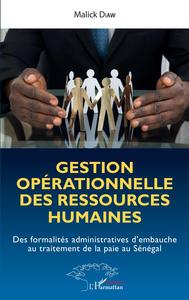 GESTION OPERATIONNELLE  DES RESSOURCES HUMAINES