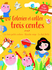 Colorier et coller trois contes