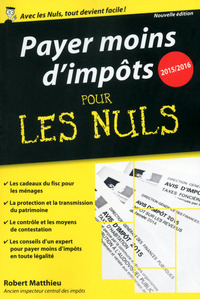PAYER MOINS D'IMPOTS 2015-2016 POCHE POUR LES NULS