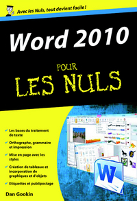 WORD 2010 POCHE POUR LES NULS