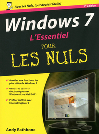 WINDOWS 7, 2E L'ESSENTIEL POUR LES NULS