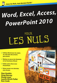 WORD, EXCEL, ACCESS, POWERPOINT 2010 MEGAPOCHE POUR LES NULS