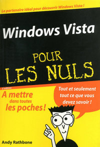 Windows Vista 3e Poche Pour les nuls