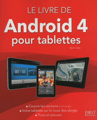 Livre de Android (version 4 et 4.1) pour tablettes