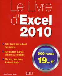 LE LIVRE D'EXCEL 2010