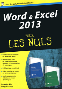 WORD ET EXCEL 2013, MEGAPOCHE POUR LES NULS