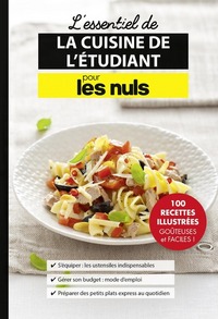 L'essentiel de la cuisine de l'étudiant Pour les Nuls