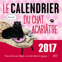 Le Calendrier 2017 du Chat acariâtre