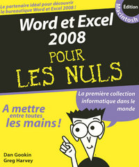 Word et Excel 2008 Mac Pour les nuls