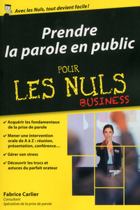 PRENDRE LA PAROLE EN PUBLIC POCHE POUR LES NULS BUSINESS