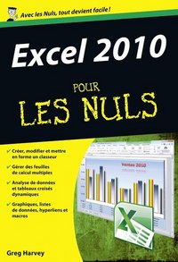 EXCEL 2010 POCHE POUR LES NULS