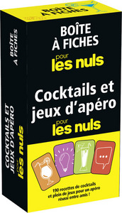 Boîte à fiches cocktails et jeux d'apéro Pour les Nuls,4e