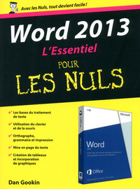 Word 2013 l'essentiel pour les nuls