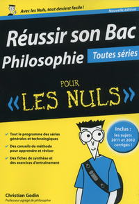 Réussir son Bac Philosophie Pour les nuls