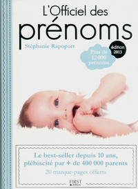 L'Officiel des prénoms 2013