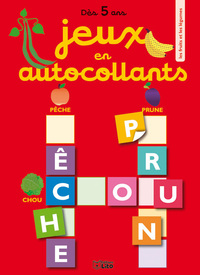 JEUX EN AUTOCOLLANTS : LES FRUITS ET LES LEGUMES