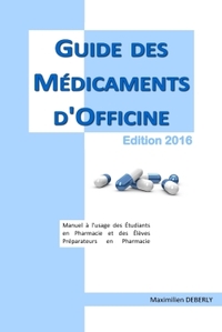 GUIDE DES MEDICAMENTS D'OFFICINE 2016