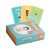 COFFRET BULLE DE JOIE - LE RETOUR AU CALME, DES 5 ANS - 50 CARTES POUR SE DETENDRE ET SE RELAXER !