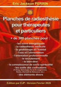 Planches de radiesthésie pour thérapeutes et particuliers