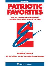 PATRIOTIC FAVORITES FOR STRINGS CONTREBASSE