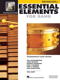 ESSENTIAL ELEMENTS FOR BAND - BOOK 1 - PERCUSSION - RECUEIL + ENREGISTREMENT(S) EN LIGNE