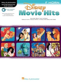 DISNEY MOVIE HITS FOR FRENCH HORN - RECUEIL + ENREGISTREMENT(S) EN LIGNE - COR