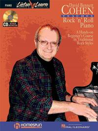 DAVID BENNET COHEN TEACHES ROCK 'N' ROLL PIANO PIANO OU CLAVIER +CD