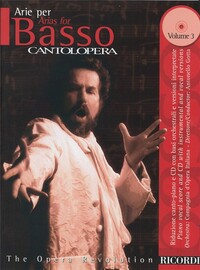 CANTOLOPERA : ARIE PER BASSO VOL. 3 - PER VOCE E PIANOFORTE - CHANT ET PIANO - CONDUCTEUR + CD