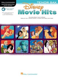 DISNEY MOVIE HITS FOR TENOR SAX - RECUEIL + ENREGISTREMENT(S) EN LIGNE - SAXOPHONE TENOR