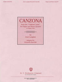 CANZONA (ORGAN AND BRASS QUARTET) ORGUE