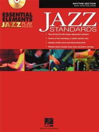 ESSENTIAL ELEMENTS JAZZ PLAY-ALONG -JAZZ STANDARDS SECTION RYTHMIQUE +CD
