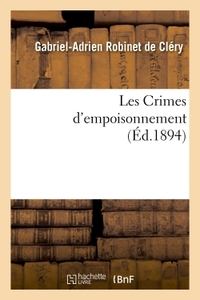 LES CRIMES D'EMPOISONNEMENT