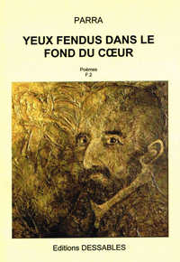 Yeux fendus dans le fond du coeur