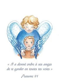 Images saintes ange gardien par lot de 10
