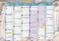 LE CALENDRIER ROMAIN FAMILIAL ET LITURGIQUE 2014