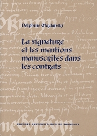 LA SIGNATURE ET LES MENTIONS MANUSCRITES DANS LES CONTRATS