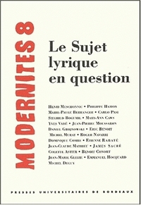 LE SUJET LYRIQUE EN QUESTION