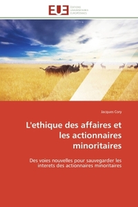 L'ethique des affaires et les actionnaires minoritaires