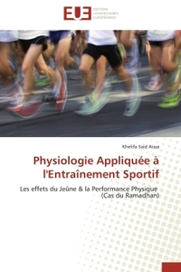 Physiologie appliquée à l'entraînement sportif