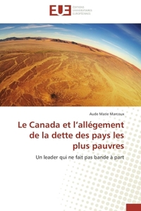 Le canada et l allégement de la dette des pays les plus pauvres