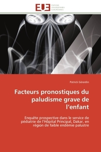 Facteurs pronostiques du paludisme grave de l'enfant