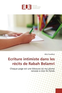 Ecriture intimiste dans les récits de Rabah Belamri