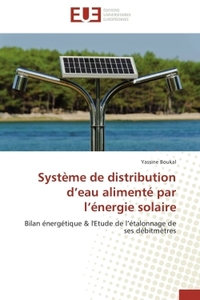 Système de distribution d eau alimenté par l énergie solaire