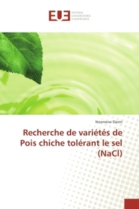 Recherche de varietes de Pois chiche tolerant le sel (NaCl)