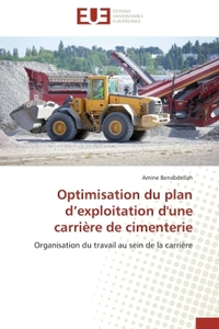 Optimisation du plan d'exploitation d'une carrière de cimenterie